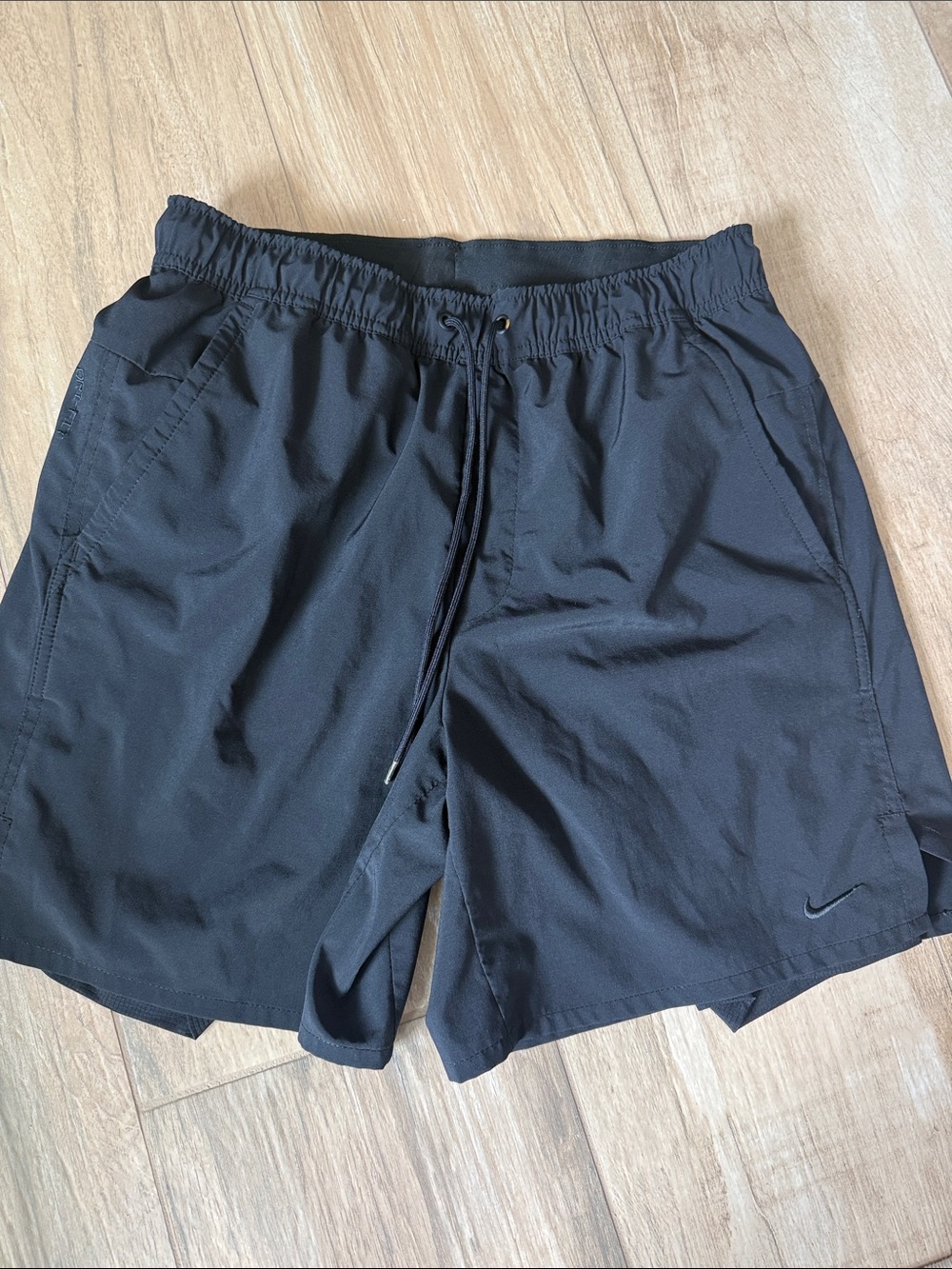 Nike Black Athletic Drawstring Shorts